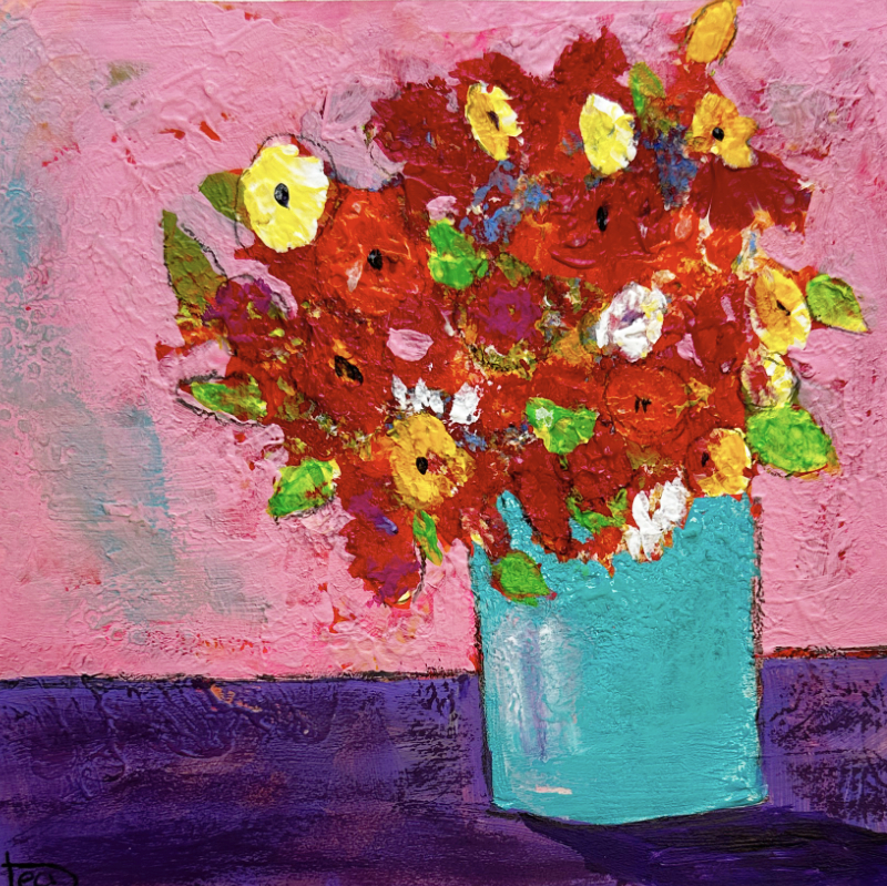 Vom Farbenrausch zum Blumenstrauss